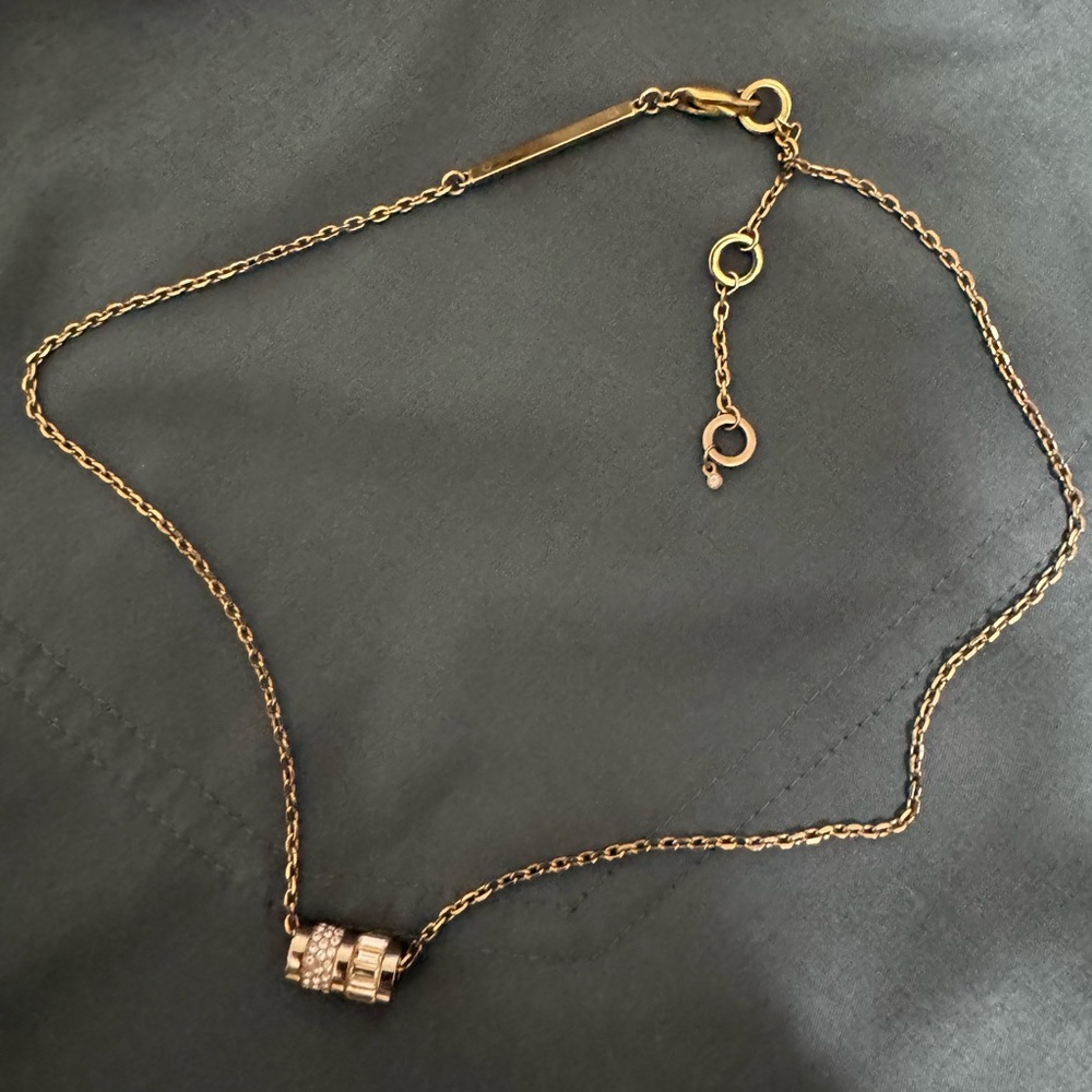 Michael Kors Elegant Rose Gold Necklace